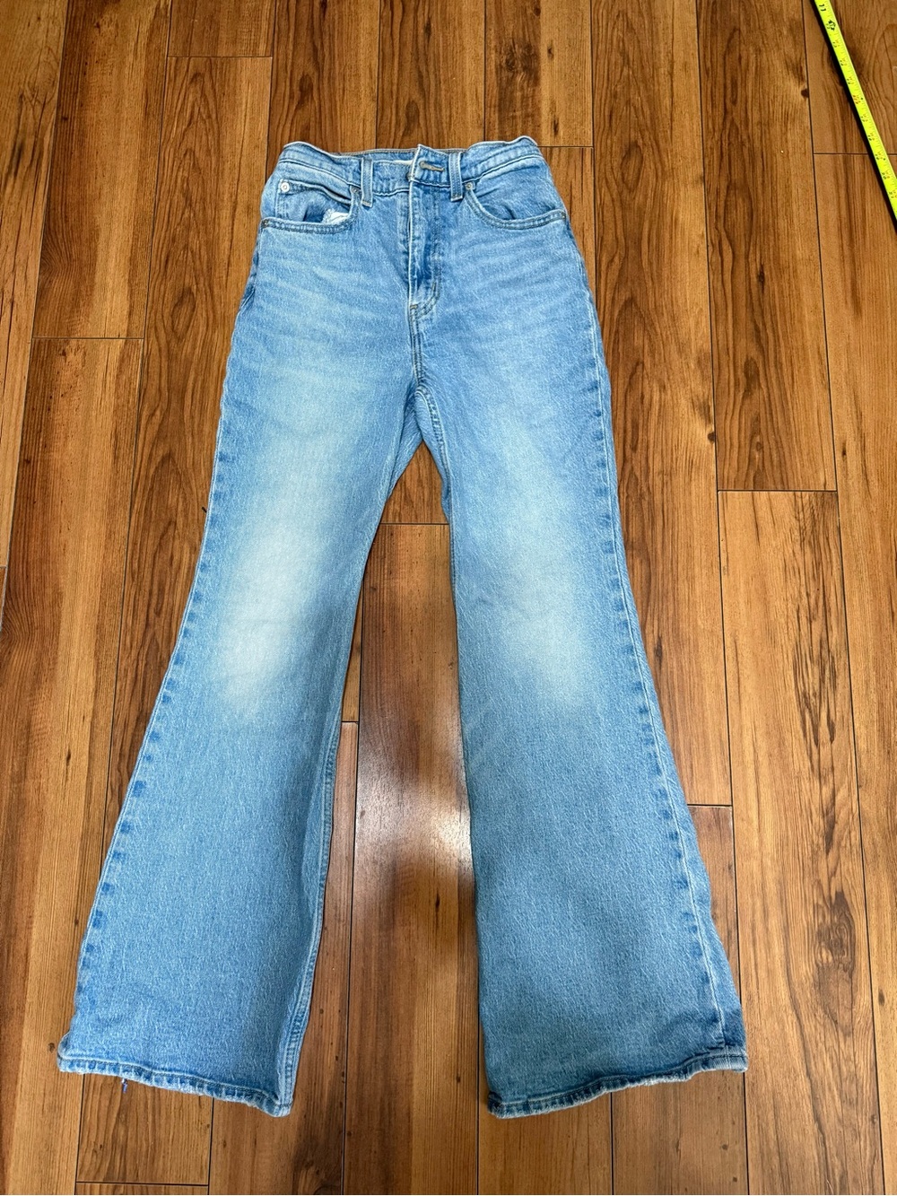 Levi's Light Blue High-Rise Flare Jeans